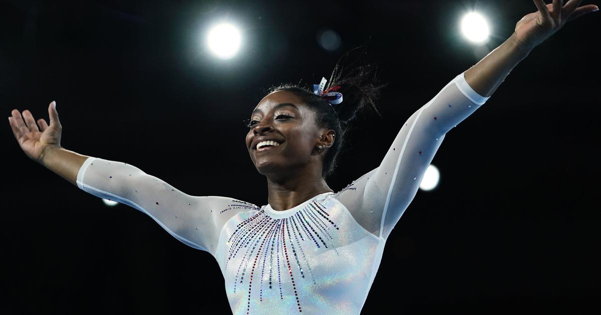 Simone Biles lands historic vault ahead of competition return CBS